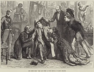 Sista scenen från Man and Wife, på Prince of Wales