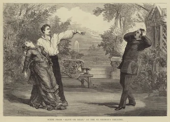 Scen från Alive or Dead, på St George