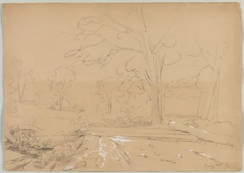 Landskap med manfiske, Conway, New Hampshire, 1851.