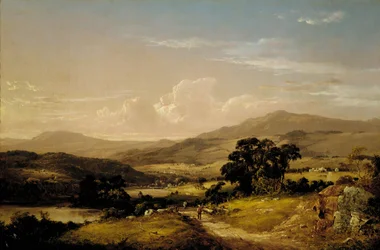 Nära Squam Lake, New Hampshire, 1856.