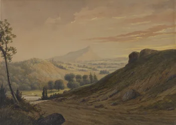 New England Scenery, ca 1850 (wc på papper)