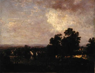 Wallkill Scenery, ca 1885 (olja ombord)