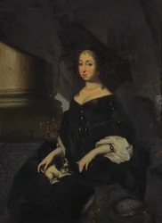 Portrait of Hedvig Eleonora av Holstein-Gottorp (1636-1715)