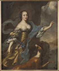 Prinsessan Anne Dorothee de Holstein Gottorp - Porträtt av prinsessan Anna Dorothea av Holstein-Gottorp (1640-1713), av Ehrenstrahl, David Kloecker (1629-1698). Olja på duk. Mått: 146x122 cm. Nationalmuseum Stockholm