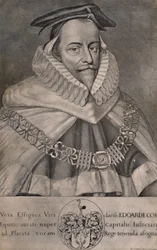 Sir Edward Coke, engelsk advokat, författare och politiker, c1666 1894