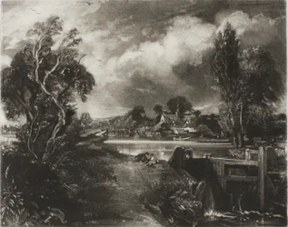 A Lock on the Stour, Suffolk