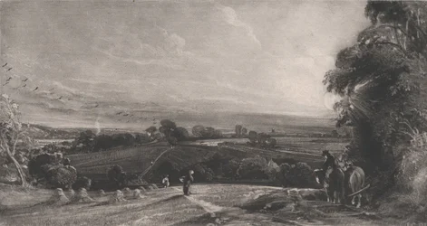 Höstsolnedgång, 1830.
