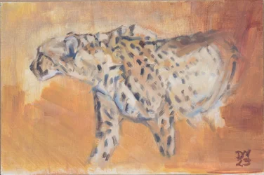Cheetah, 2021 (olja på duk)