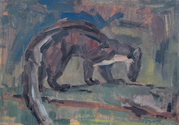 Pine Marten, 2023 (olja på duk)