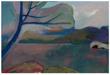 Vik i Paleokastritsa, 2023 (blandteknik)