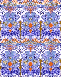 Beauclair Blue Orange, 2018 (blandteknik digital)