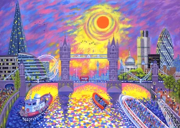 Solnedgång: Pool of London, 2013
