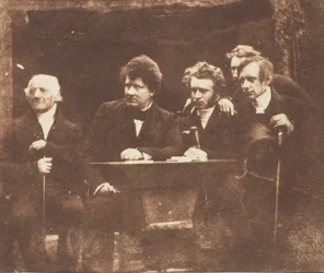 Cunningham, Begg, John Hamilton, Guthrie, 1843-47. Skapare: David Octavius Hill, Robert Adamson, Hill & Adamson.