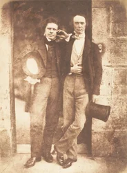 DO. Hill och W.B. Johnstone, 1843-47. Skapare: David Octavius Hill, Robert Adamson, Hill & Adamson.