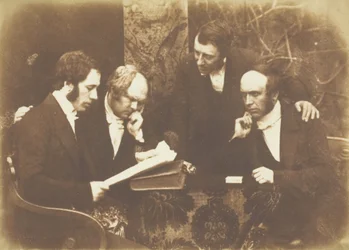 Dumbarton Presbytery, 29 mars 1845. Skapare: David Octavius Hill, Robert Adamson, Hill & Adamson.