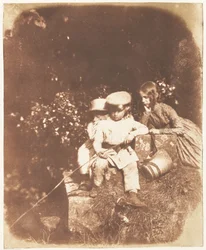 Finlay barn, 1843-47. Skapare: David Octavius Hill, Robert Adamson, Hill & Adamson.