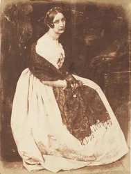 Lady Elizabeth Eastlake, 1843-47. Skapare: David Octavius Hill, Robert Adamson, Hill & Adamson.