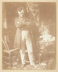 Mr. Robertson, underredaktör för The Witness, ca. 184344. Skapare: David Octavius Hill, Robert Adamson, Hill & Adamson.