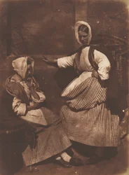 Newhaven Fishwives, ca. 1845. Skapare: David Octavius Hill, Robert Adamson, Hill & Adamson.
