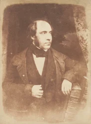 Pastor George Lewis, Dundee, 1843-47. Skapare: David Octavius Hill, Robert Adamson, Hill & Adamson.