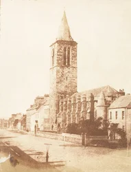 St Andrews. College Church of St. Salvator, 1843-47. Skapare: David Octavius Hill, Robert Adamson, Hill & Adamson.