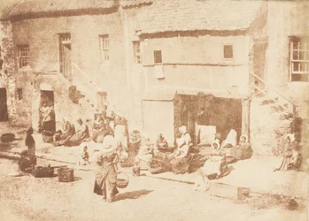 St Andrews. North Street, Fishergate, 1843-47. Skapare: David Octavius Hill, Robert Adamson, Hill & Adamson.