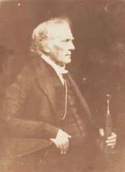 Thomas Chalmers, 1843-47. Skapare: David Octavius Hill, Robert Adamson, Hill & Adamson.
