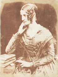 Oidentifierad kvinna, 1843-47. Skapare: David Octavius Hill, Robert Adamson, Hill & Adamson.