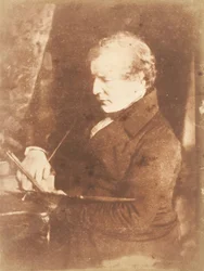 William Etty, R.A., 1843-47. Skapare: David Octavius Hill, Robert Adamson, Hill & Adamson.
