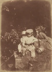 Vid Minnow Pool, 1843-1847. Skapare: David Octavius Hill, Robert Adamson.