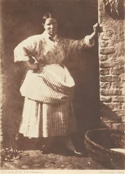 En fiskarkvinna från Newhaven,1844 (foto)