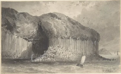 Vy över Fingals grotta