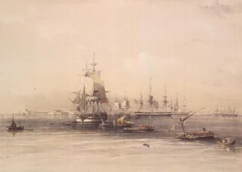 Approach to Alexandria, från "Egypt and Nubia", Vol.3 (litho)