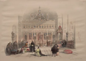 Kapell i klostret St. Saba, 1839.