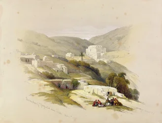 Kanisa la Kikristo la Mtakatifu George huko Lud (Lydda ya Kale)29 Machi 1839, kutoka Kitabu cha II cha 