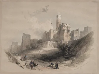 Citadellet i Jerusalem, utan murarna, Davids torn