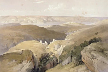 Klostret i St. Saba, april 1839, från volym II av 