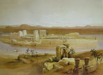 David Roberts Tempelön Philae