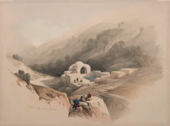 Jobs fontän, Hinnoms dal, 1839.