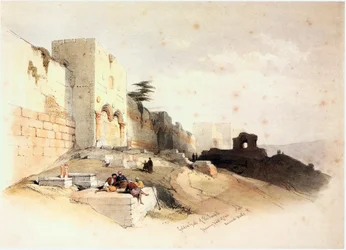 I det heliga landet: Jerusalem, Gyllene porten (gravyr)