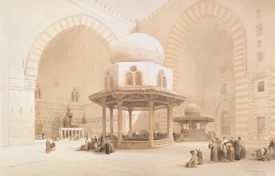 Sultan Hassans moské, 1848