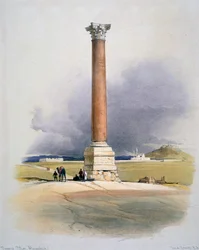 Pompeys pelare, Alexandria, 1800-talet