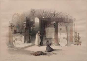 Födelsehelgedomen, Betlehem, 1839.