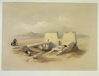 Tempel vid Wadi Sabona, Nubien