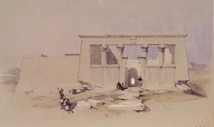 Templet i Wady Dabod, Nubia 1849