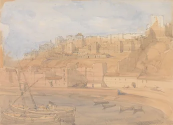 Alcazaba sedd från Mole, Málaga