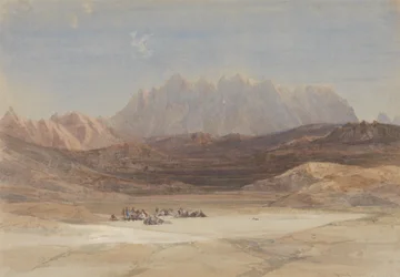 El Raheh-slätten, berget Sinai
