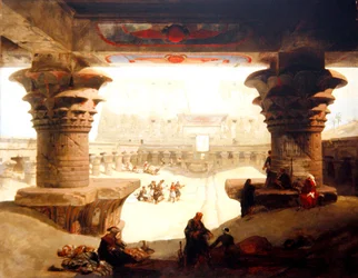 Edfous tempel, övre Egypten