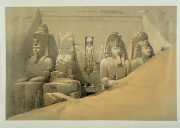 Det stora templet i Abu Simbel