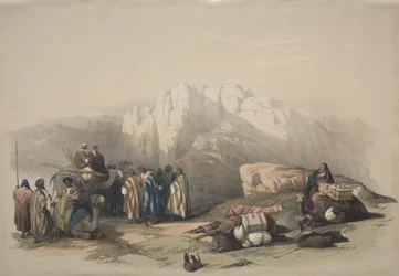 Arons grav, toppen av berget Horeb
